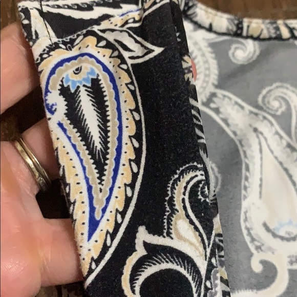 WHBM Paisley Ruffle Neck Tank - Picture 5 of 8